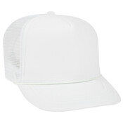 YOUTH POLYESTER FOAM HIGH CROWN GOLF STYLE MESH BACK CAPS