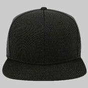 OTTO Cool Comfort Polyester Cool Mesh Square Flat Visor "OTTO SNAP" Six Panel Pro Style Snapback Hat