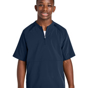 Youth Repeat 1/2 Zip Short Sleeve Jacket