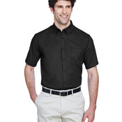Men's Tall Optimum Short Sleeve Twill Dress Shirt