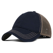 Garment Washed Cotton Mesh Back Cap