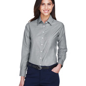 Women's Long Sleeve Oxford Dress Shirt