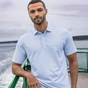 Cutter & Buck Pike Eco Symmetry Print Stretch Recycled Mens Polo